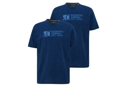s.Oliver T-Shirt Basic Rundhals 2er Pack Blau/Dunkelblau/Hellblau