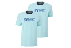 s.Oliver T-Shirt Basic Rundhals 2er Pack Hellblau/Blau/Türkis