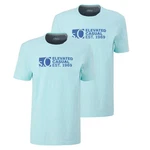 s.Oliver T-Shirt Basic Rundhals 2er Pack Hellblau/Blau/Türkis