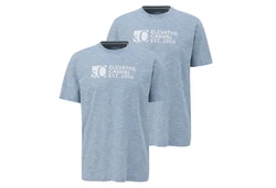 s.Oliver T-Shirt Basic Rundhals 2er Pack Hellblau/Blau