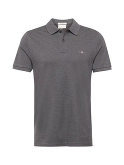 GANT Poloshirt REGULAR SHIELD Anthrazit/grau