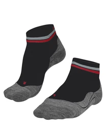 FALKE Kurzsocken RU4 Endurance Short Rot/Dunkelgrau/Schwarz