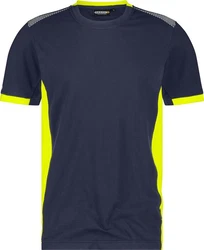 Dassy T-Shirt Tampico Dunkelblau/Gelb