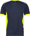 Dassy T-Shirt Tampico Dunkelblau/Gelb