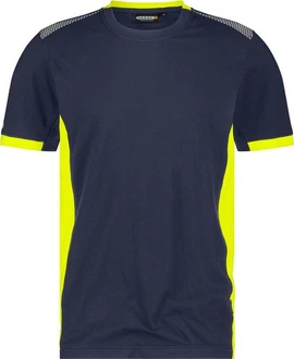 Dassy T-Shirt Tampico Dunkelblau/Gelb