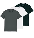 Gradnetz T-Shirt basic unisex 3er-Pack Dunkelgrau/Hellgrau/Dunkelgrün/Grau