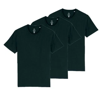 Gradnetz T-Shirt basic unisex 3er-Pack Dunkelgrün/Grün Gradnetz T-Shirt basic unisex 3er-Pack Dunkelgrün/Grün