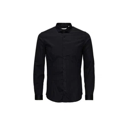 Kurzarmhemd schwarz regular fit (1-tlg., keine Angabe)