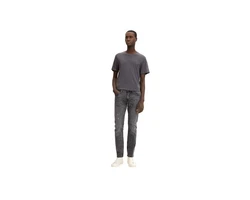 TOM TAILOR Jeans PIERS 5-Pocket Regular Fit Dunkelgrau/Hellgrau/Grau/Lila