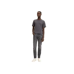 TOM TAILOR Jeans PIERS 5-Pocket Regular Fit Dunkelgrau/Hellgrau/Grau/Lila