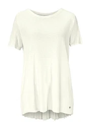 Troyer Damen Designer-Feinstrickpullover, ecru