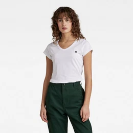 G-STAR Kurzarmshirt Eyben slim V-Neck Top - Slim Fit