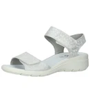 Imac Sandalen Riemchensandalette Grau/Silber/Weiß