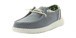 Hey Dude Wendy Fringe Slipper Grau/Hellblau/Blau