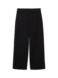 TOM TAILOR Denim Bermudas Culotte Schwarz/Beige/Dunkelblau