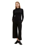 TOM TAILOR Denim Bermudas Culotte Schwarz/Beige/Dunkelblau