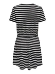 ONLY Relax-fit Jeans ONLMAY S/S V-NECK SHORT DRESS JRS Schwarz/Dunkelblau/Braun