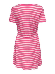 ONLY Relax-fit Jeans ONLMAY S/S V-NECK SHORT DRESS JRS Rosa