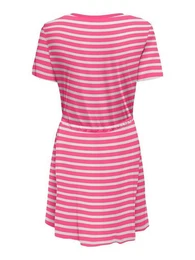 Relax-fit-Jeans ONLMAY S/S V-NECK SHORT DRESS JRS N
