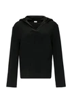 s.Oliver BLACK LABEL Strickpullover Kapuzenshirt Regular Fit schwarz