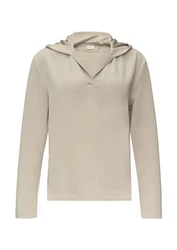 s.Oliver BLACK LABEL Strickpullover Kapuzenshirt Regular Fit Khaki/Braun/Beige