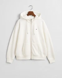 Gant Sweatshirt Zip Hoodie Shield Relaxed Fit 