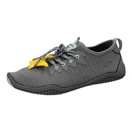Barfuschuh Sneaker Textil Slip-On Sneaker mit Zugband und Stopper