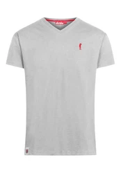 Derbe T-Shirt Grau/Hellgrau/Rot