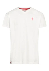 Derbe T-Shirt Weiß/Rot