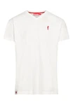 Derbe T-Shirt Weiß/Rot