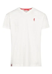Derbe T-Shirt Weiß/Rot