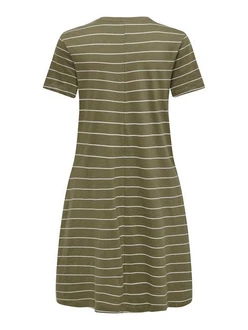 ONLY Relax-fit-Jeans ONLMAY S/S POCKET DRESS BOX JRS Dunkelgrün