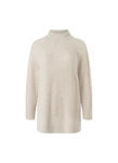 MAERZ Muenchen Strickpullover Stehkragen Beige/Braun/Khaki