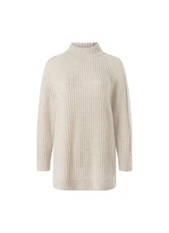 Strickpullover Pullover Stehkragen 1/1 Arm