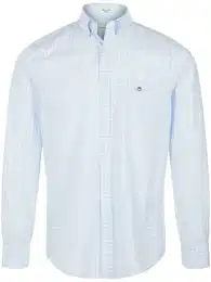Vichy-Karohemd blau, 43/44