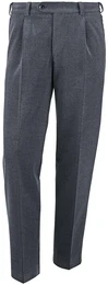 Bundfalten-Hose Modell Luis Eurex by grau, 27