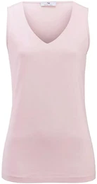Jersey-Top V-Ausschnitt ros, 44