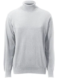 Pullover aus 100% Premium-Kaschmir grau
