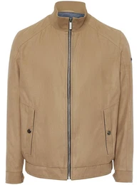 Lederimitat-Blouson braun