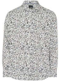 Flanell-Hemd weiss