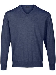 V-Pullover blau, 52