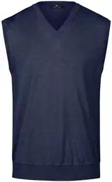 Pullunder V-Ausschnitt blau, 52