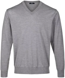 V-Pullover grau, 48