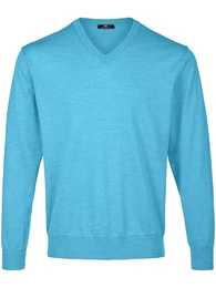 V-Pullover trkis, 48