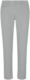 Lange Flatfront-Chino Modell Fabio Feel Good grau, 54