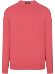 Rundhals-Pullover rot, 54