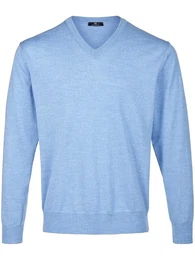 V-Pullover blau, 50