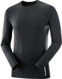 SENSE AERO SEAMLESS TEE M - Hr., deep black (S)