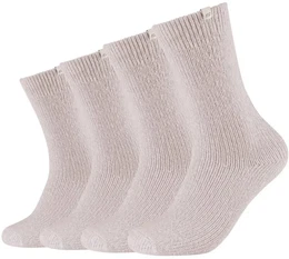 4er Pack Casual Cozy Crew Socken Damen 4011 - almost mauve moulin 39-42