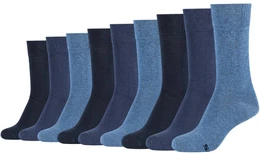 9er Pack Casual Crew Socken Damen 5500 - denim melange 35-38